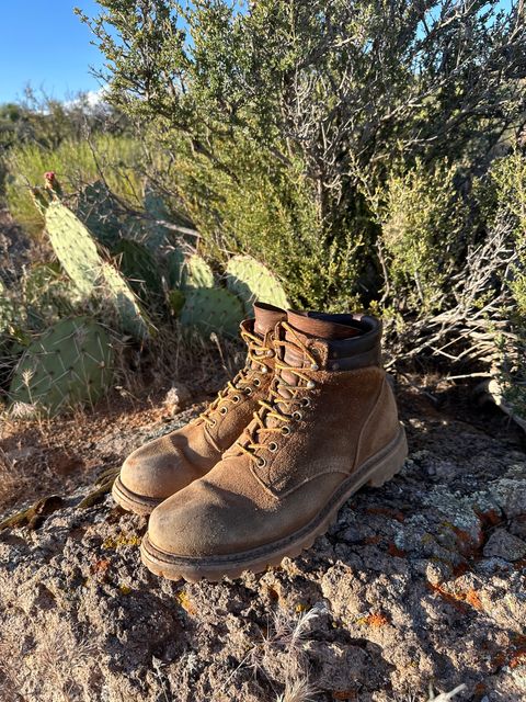 Photo by Sudsy on May 30, 2024 of the White's Chore Boot in Unknown Leather.