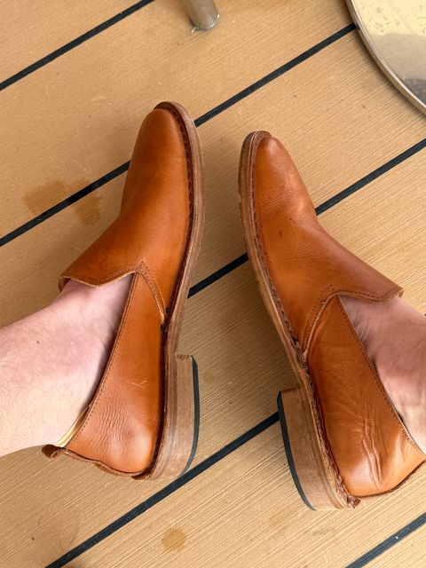 Photo by sweatpantszach on June 3, 2025 of the Astorflex Patnoflex in Tan Smooth.