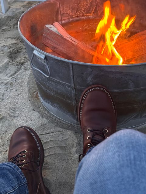 Photo by sjs426 on June 29, 2026 of the Nicks Falcon in Horween Orange Predator.