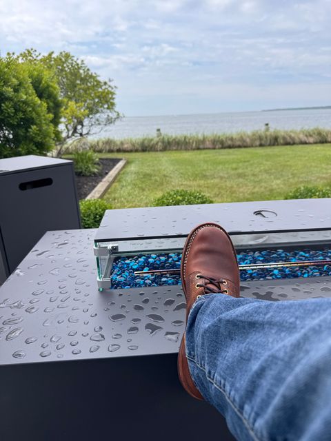 Photo by sjs426 on June 28, 2026 of the Nicks Falcon in Horween Orange Predator.