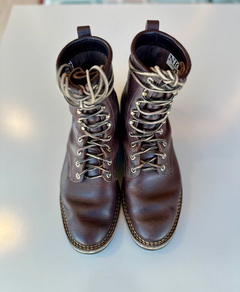 Photo by RUNNOFT on February 1, 2026 of the Nicks Nicks X Parkhurst V3 in Horween Cypress 8.