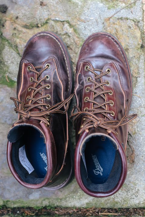 Photo by willygil on January 3, 2026 of the Danner Light in Horween Color 8 Shell Cordovan.