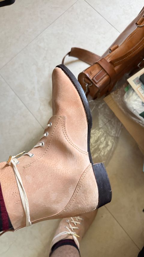 Photo by Audric_AW on July 7, 2026 of the MATTE REPRO M98 Imperial Japanese Army in Vegetable Tanned Pigskin.