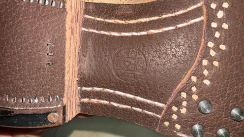 Photo by Audric_AW on July 7, 2026 of the MATTE REPRO M98 Imperial Japanese Army in Vegetable Tanned Pigskin.