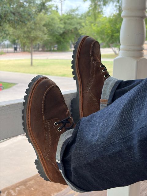 Photo by Txtireguy on July 13, 2026 of the White's Perry 8-inch in Seidel Brown Roughout.