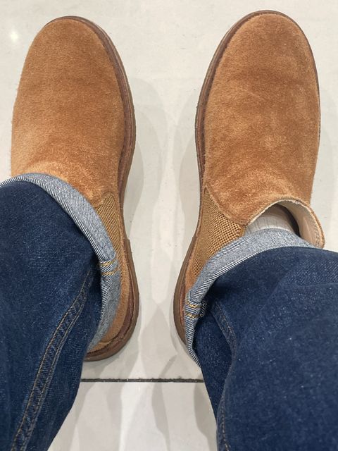Photo by thedrunkdunker on April 20, 2024 of the Astorflex Bitflex in Tobacco Suede.