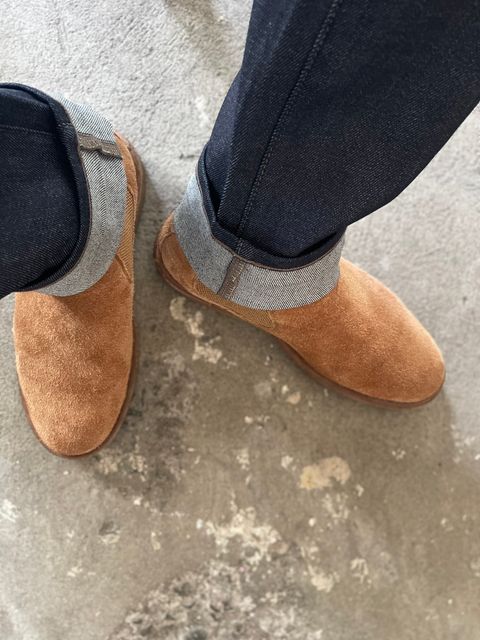 Photo by thedrunkdunker on June 12, 2024 of the Astorflex Bitflex in Tobacco Suede.