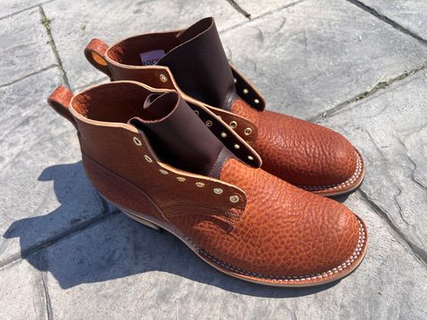 Photo by dieseldoc25 on April 23, 2026 of the Nicks MTO in Seidel Minotaur bullhide - Tobacco.