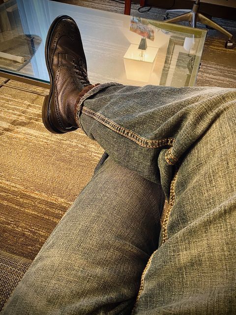 Photo by Colonel_Gringo on May 31, 2026 of the Tricker's Stow Country Boot in Black Muflone.