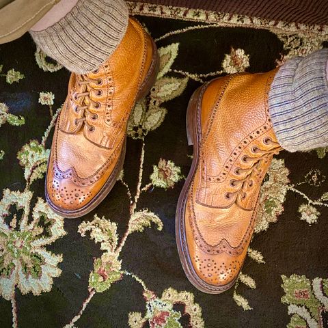 Photo by Colonel_Gringo on July 12, 2026 of the Tricker's Stow Country Boot in Acorn Muflone.