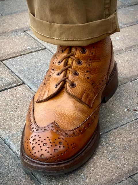 Photo by Colonel_Gringo on July 12, 2026 of the Tricker's Stow Country Boot in Acorn Muflone.