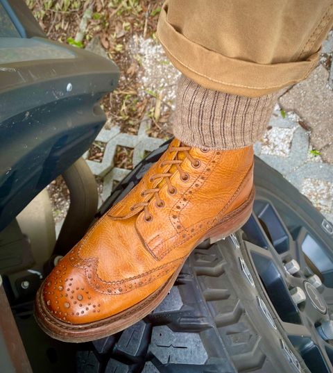 Photo by Colonel_Gringo on July 12, 2026 of the Tricker's Stow Country Boot in Acorn Muflone.