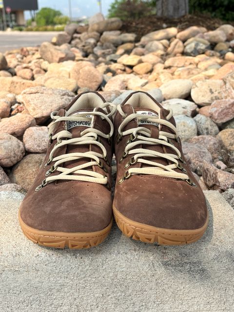 Photo by threepartheart on July 7, 2026 of the Stomp Lox Trail Worm in Premium Leather, Nubuck.