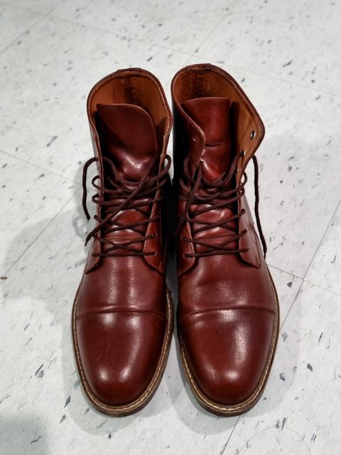 Photo by herculance on November 2, 2024 of the Marquina Shoemaker Ramos Boot in Philippines Domestic Full Grain Leather.