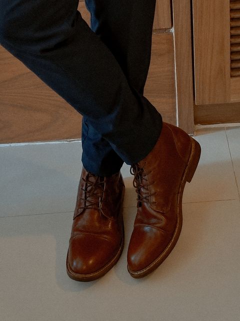 Photo by herculance on September 10, 2022 of the Marquina Shoemaker Ramos Boot in Philippines Domestic Full Grain Leather.