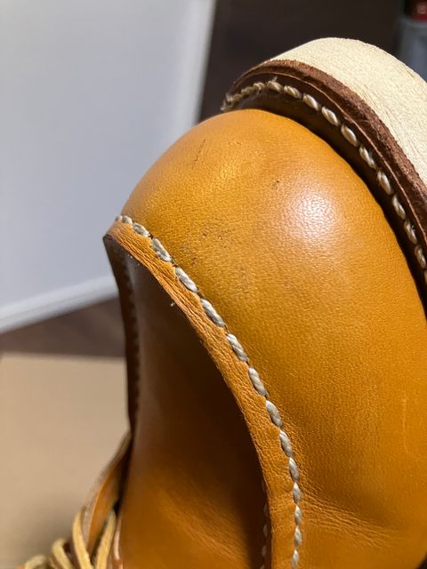 Photo by maru on September 20, 2024 of the Red Wing 6-Inch Classic Moc in S.B. Foot Sequoia Gold Russet.