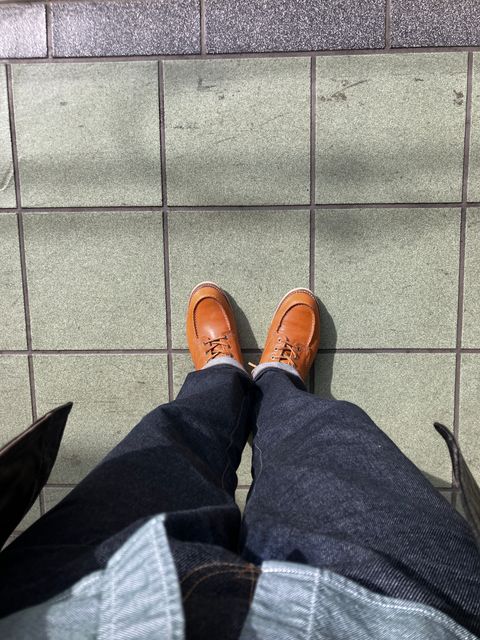 Photo by maru on March 14, 2025 of the Red Wing 6-Inch Classic Moc in S.B. Foot Sequoia Gold Russet.