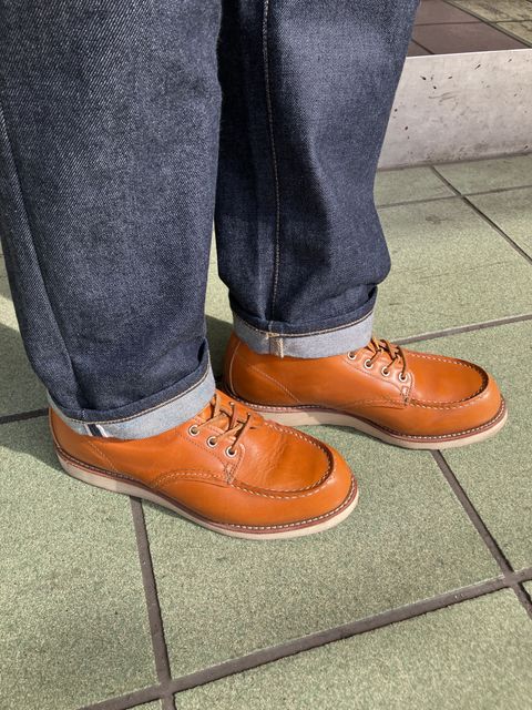 Photo by maru on March 14, 2025 of the Red Wing 6-Inch Classic Moc in S.B. Foot Sequoia Gold Russet.
