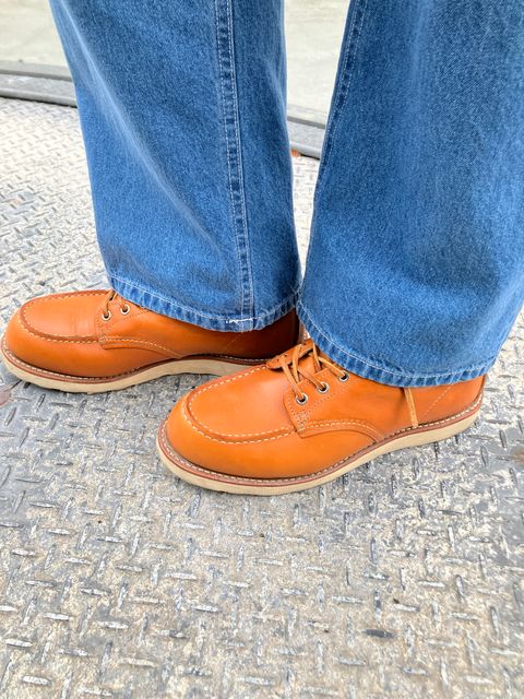 Photo by maru on April 20, 2025 of the Red Wing 6-Inch Classic Moc in S.B. Foot Sequoia Gold Russet.