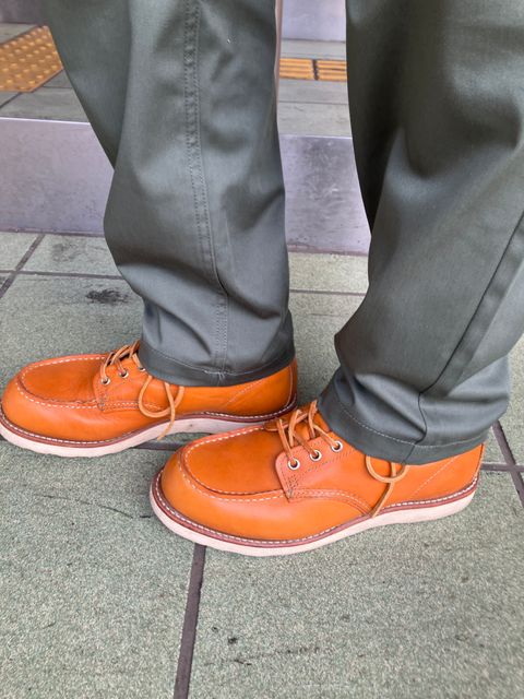 Photo by maru on July 3, 2025 of the Red Wing 6-Inch Classic Moc in S.B. Foot Sequoia Gold Russet.