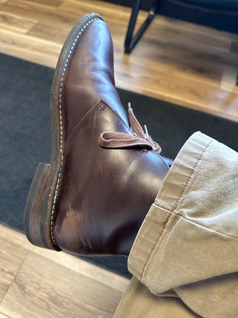 Photo by lacesonthelot on July 16, 2026 of the Thursday Scout in Brown Thursday Chrome.