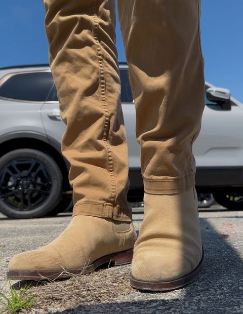 Photo by lacesonthelot on June 3, 2025 of the Koio Trento in Cardamom Suede.