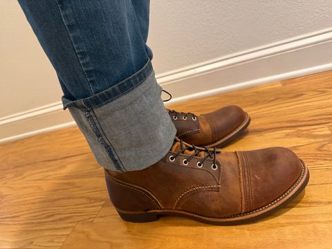 Photo by Phunt on March 8, 2026 of the Red Wing Iron Ranger in S.B. Foot Copper Rough and Tough.