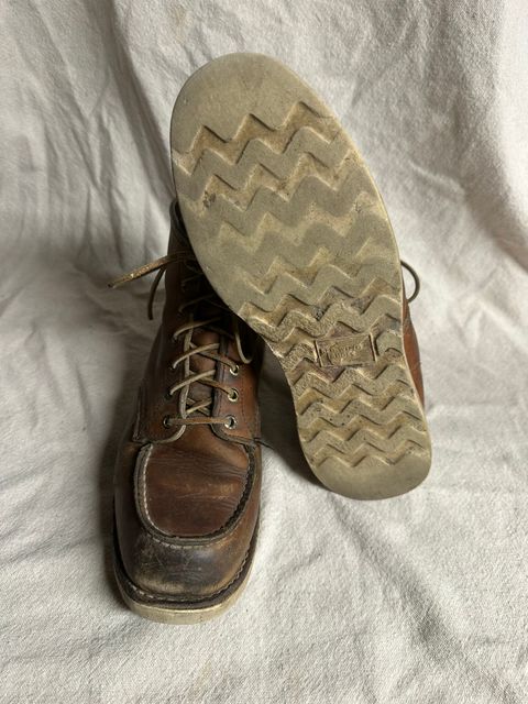 Photo by godsplumber on July 10, 2026 of the Red Wing 6-Inch Classic Moc in S.B. Foot Oro-Iginal.