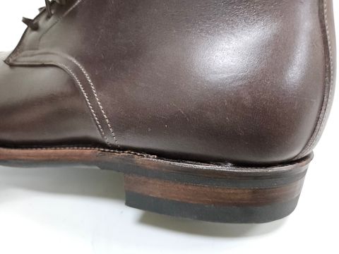 Photo by momatw on July 15, 2026 of the Viberg Halkett Factory Second in Comipel Brown Horsebutt.