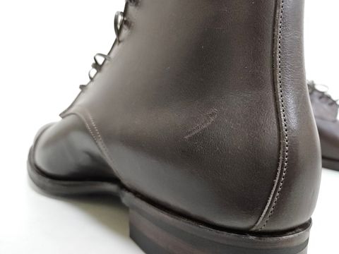 Photo by momatw on July 15, 2026 of the Viberg Halkett Factory Second in Comipel Brown Horsebutt.