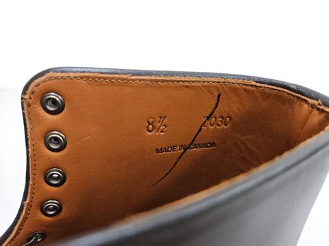 Photo by momatw on July 15, 2026 of the Viberg Halkett Factory Second in Comipel Brown Horsebutt.