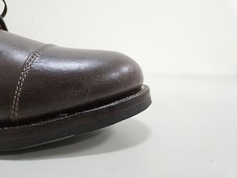 Photo by momatw on July 15, 2026 of the Viberg Halkett Factory Second in Comipel Brown Horsebutt.