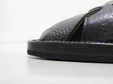 Photo by momatw on July 21, 2026 of the Clinch Bruschetta Shoes Orleans in Italian Vachetta Cow Leather Black.