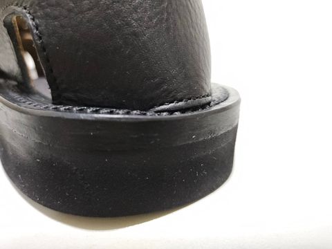 Photo by momatw on July 21, 2026 of the Clinch Bruschetta Shoes Orleans in Italian Vachetta Cow Leather Black.