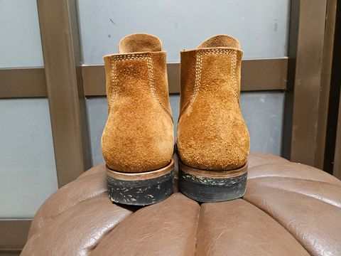 Photo by momatw on July 8, 2026 of the Viberg Boondocker in Horween Chromexcel.