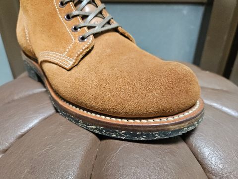 Photo by momatw on July 8, 2026 of the Viberg Boondocker in Horween Chromexcel.