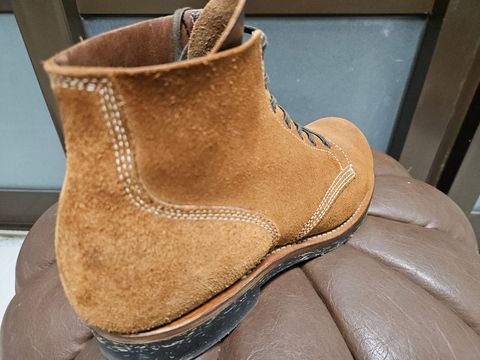 Photo by momatw on July 8, 2026 of the Viberg Boondocker in Horween Chromexcel.