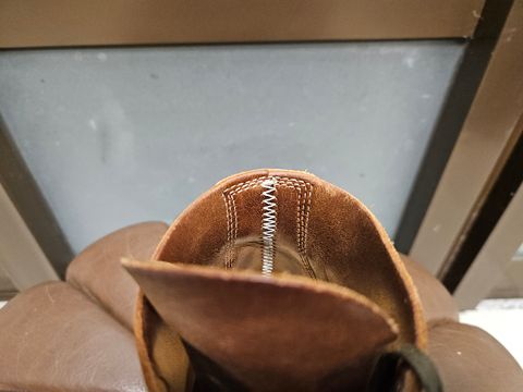 Photo by momatw on July 8, 2026 of the Viberg Boondocker in Horween Chromexcel.