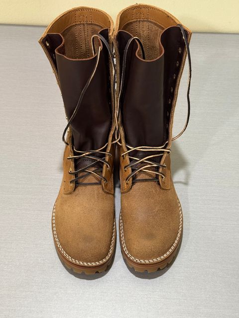 Photo by Termsxofxuse on October 1, 2024 of the Nicks DomePro in Seidel 1964 Tan & Seidel 1964 Tan Roughout.