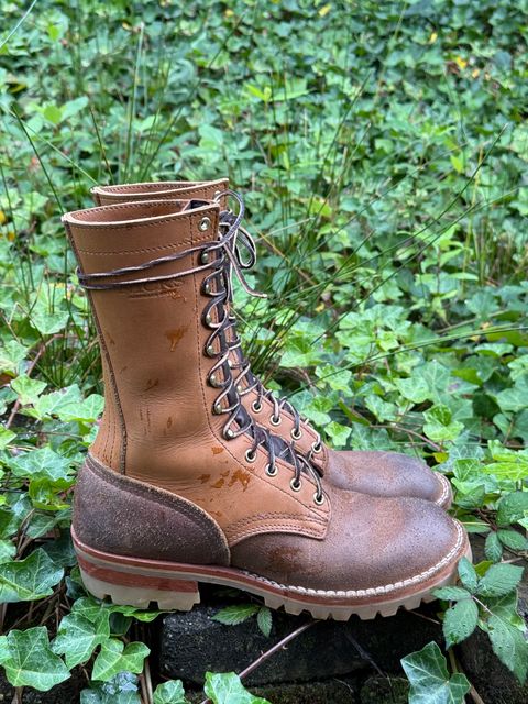 Photo by Termsxofxuse on November 1, 2024 of the Nicks DomePro in Seidel 1964 Tan & Seidel 1964 Tan Roughout.