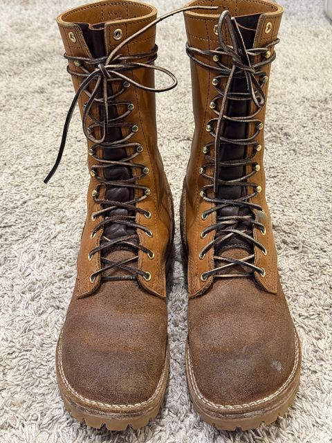 Photo by Termsxofxuse on February 6, 2025 of the Nicks DomePro in Seidel 1964 Tan & Seidel 1964 Tan Roughout.
