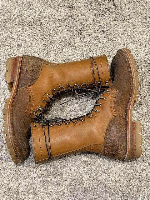 Photo by Termsxofxuse on February 6, 2025 of the Nicks DomePro in Seidel 1964 Tan & Seidel 1964 Tan Roughout.