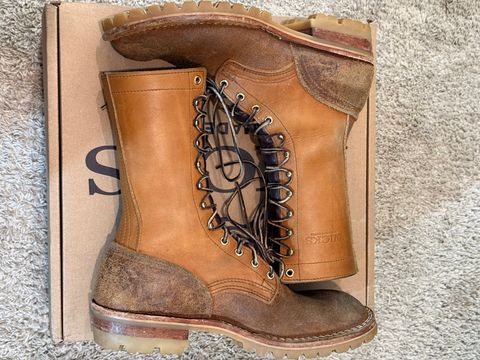 Photo by Termsxofxuse on April 1, 2025 of the Nicks DomePro in Seidel 1964 Tan & Seidel 1964 Tan Roughout.