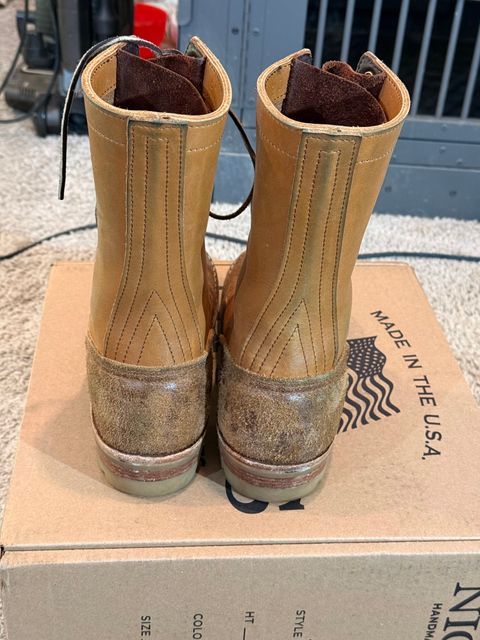 Photo by Termsxofxuse on April 1, 2025 of the Nicks DomePro in Seidel 1964 Tan & Seidel 1964 Tan Roughout.