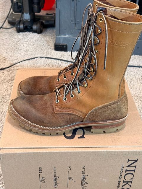 Photo by Termsxofxuse on April 1, 2025 of the Nicks DomePro in Seidel 1964 Tan & Seidel 1964 Tan Roughout.