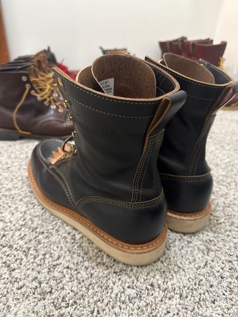 Photo by ty.302 on July 26, 2026 of the Whites Boots Perry Selet 8’ in Unknown Leather.