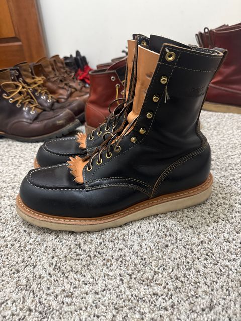 Photo by ty.302 on July 26, 2026 of the Whites Boots Perry Selet 8’ in Unknown Leather.