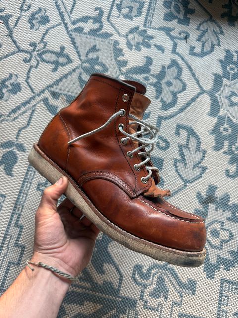 Photo by ty.302 on July 24, 2026 of the Red Wing 6-Inch Classic Moc in S.B. Foot Oro-Harness.