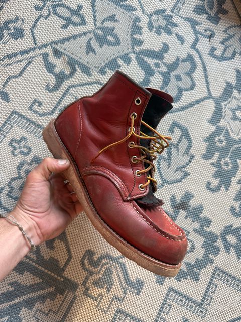 Photo by ty.302 on July 24, 2026 of the Red Wing 6-Inch Classic Moc in S.B. Foot Oro-Russet Portage.