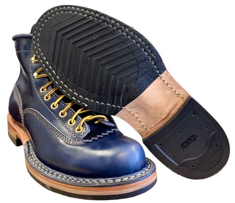 Photo by BlueBootCollective on June 8, 2026 of the White's Bounty Hunter in Maryam Navy Horsehide.